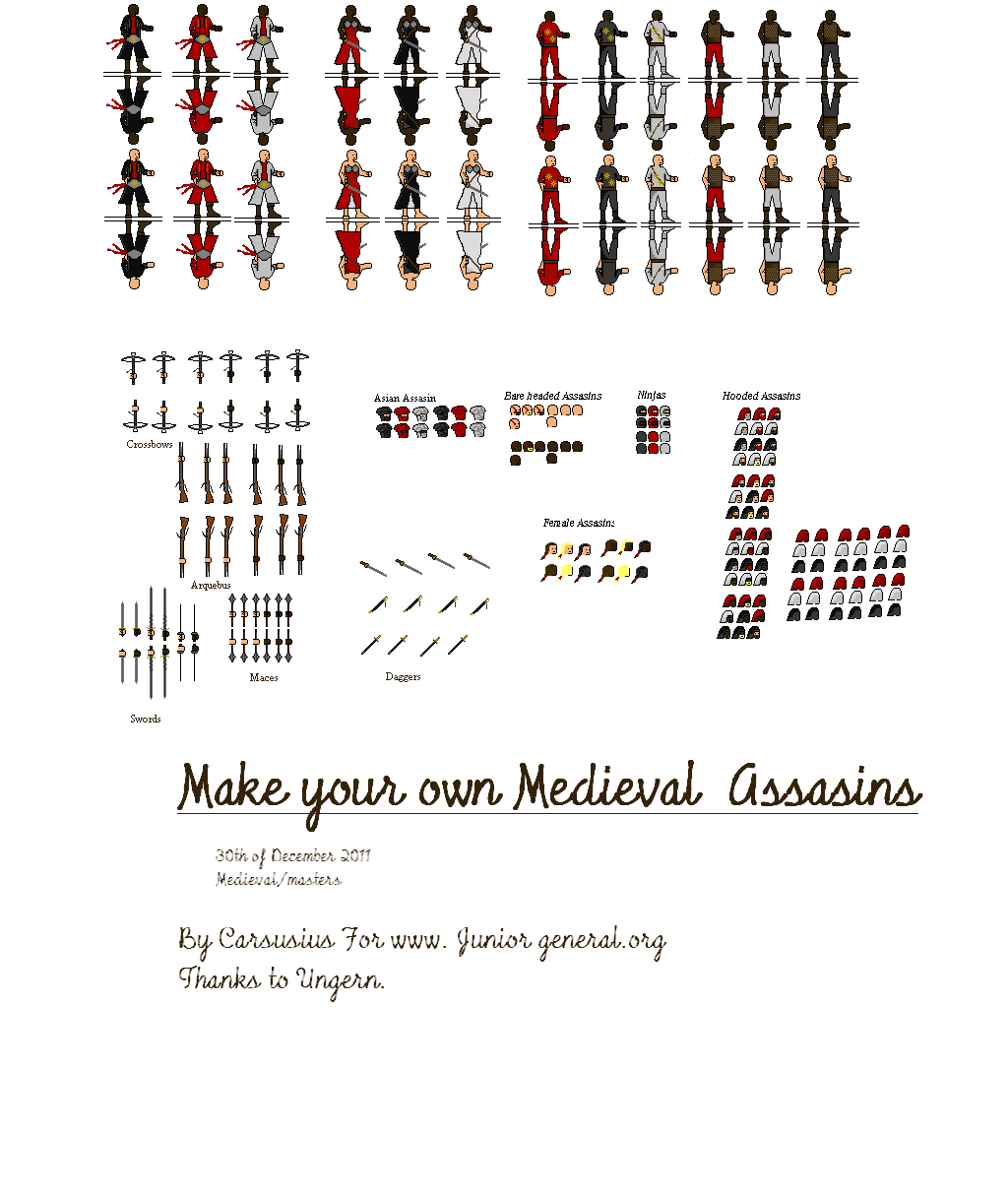 Make your own medieval Assasin